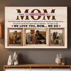 A One-of-a-Kind Gift for Mom – Personalized Poster Art - 89Prints