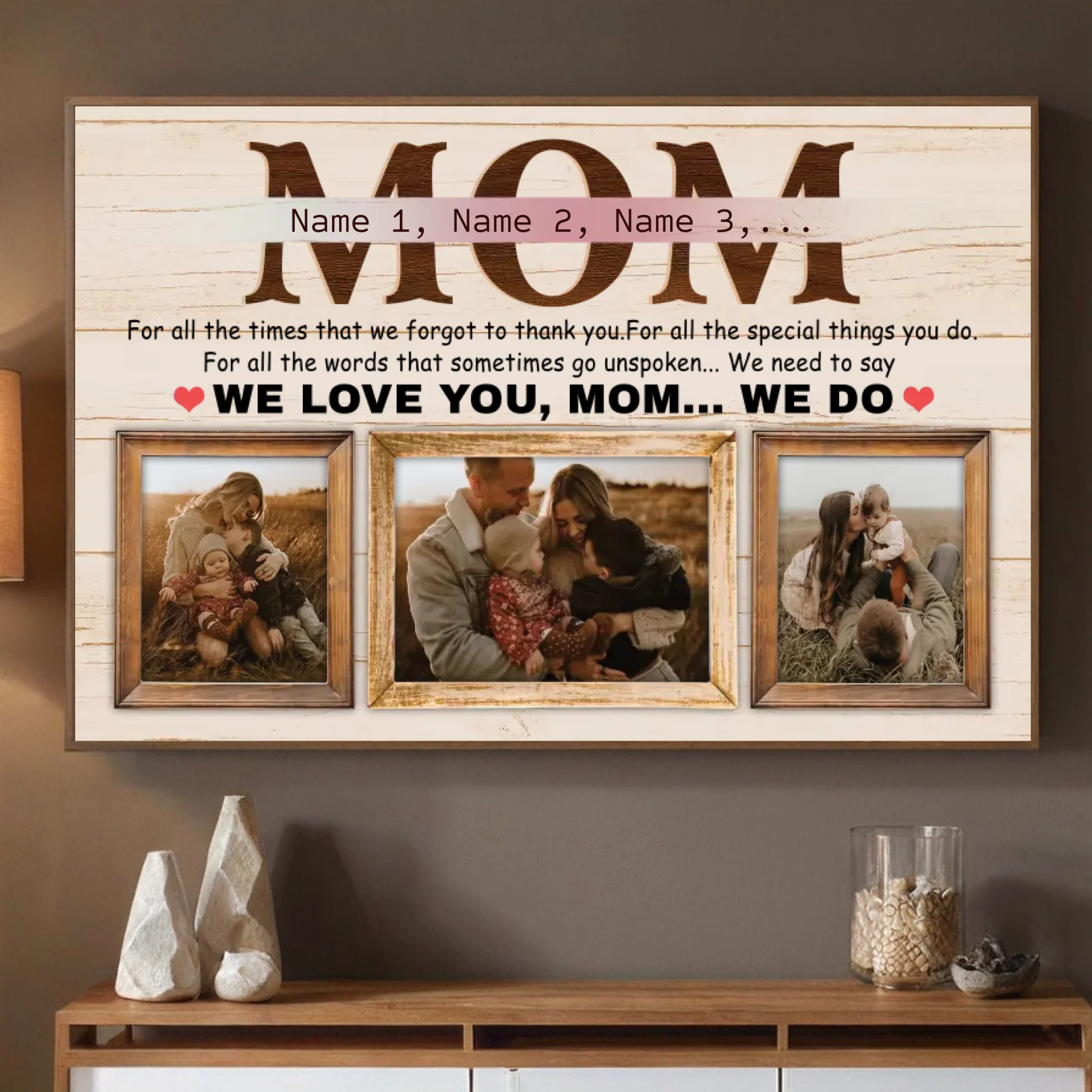 A One-of-a-Kind Gift for Mom – Personalized Poster Art - 89Prints
