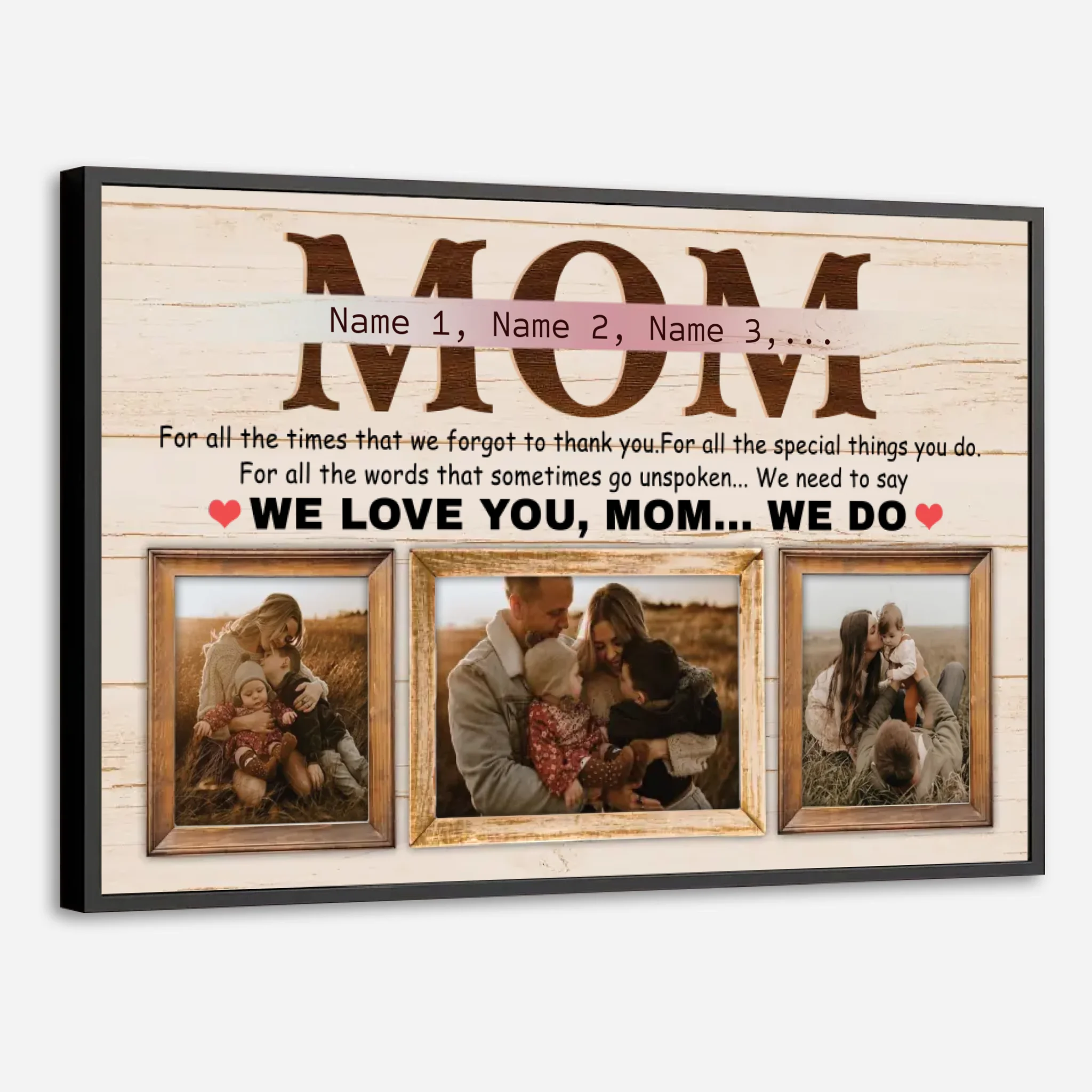 A One-of-a-Kind Gift for Mom – Personalized Poster Art - 89Prints