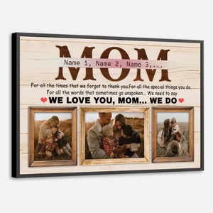 A One-of-a-Kind Gift for Mom – Personalized Poster Art - 89Prints