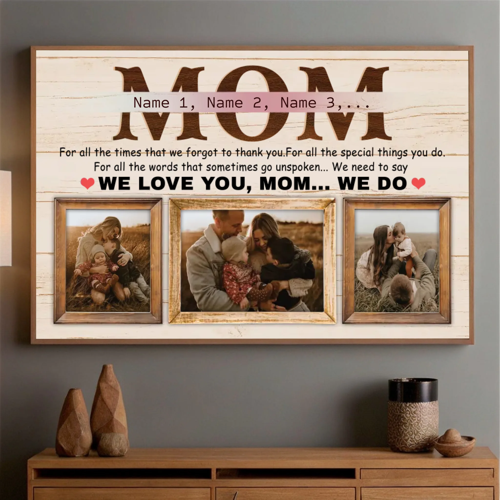 A One-of-a-Kind Gift for Mom – Personalized Poster Art - 89Prints
