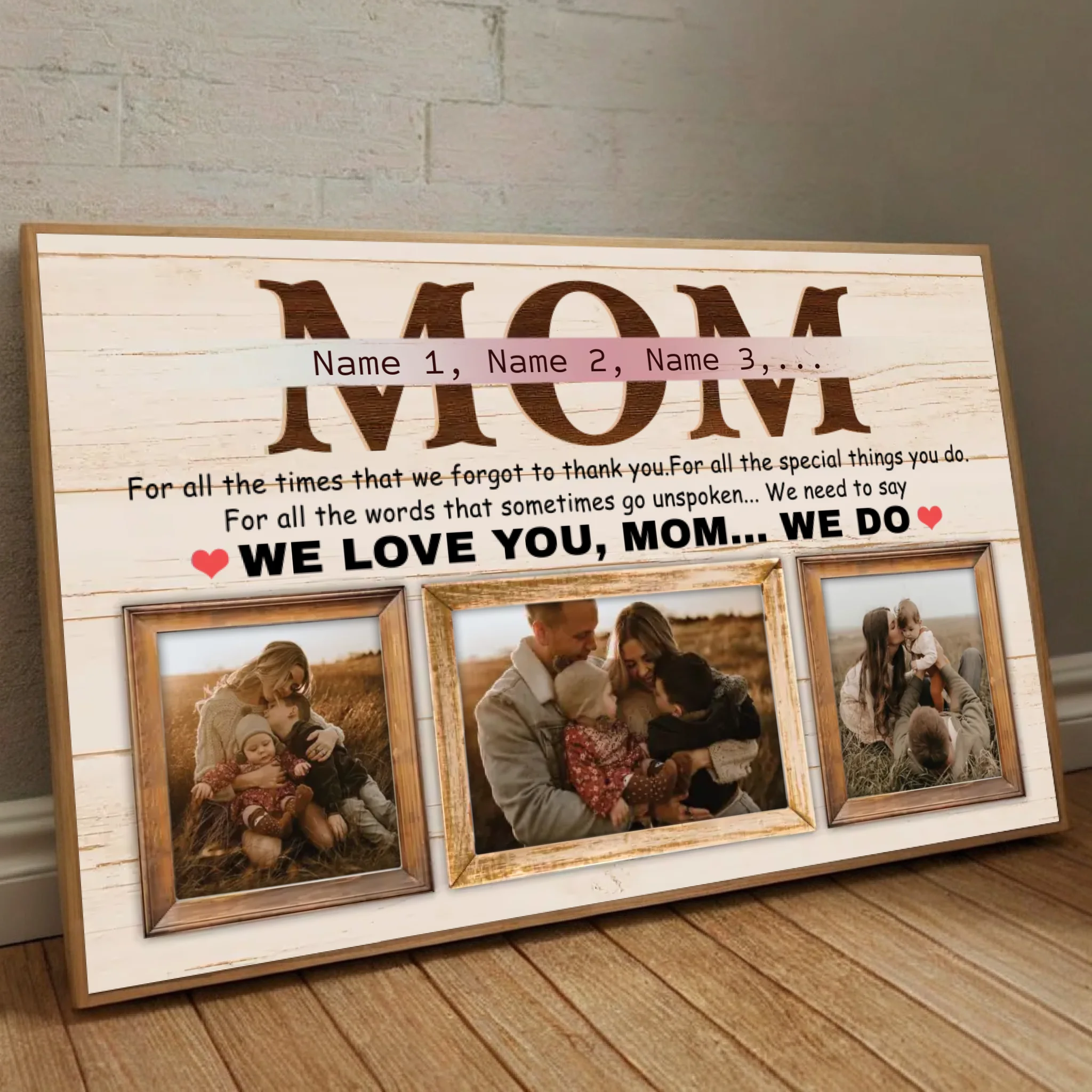 A One-of-a-Kind Gift for Mom – Personalized Poster Art - 89Prints