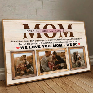 A One-of-a-Kind Gift for Mom – Personalized Poster Art - 89Prints