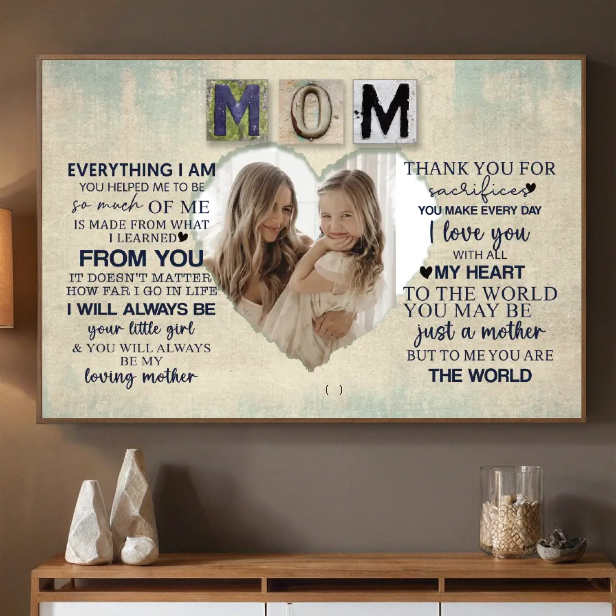 Personalized Mom Poster: A Warm and Meaningful Gift for Mom - 89Prints