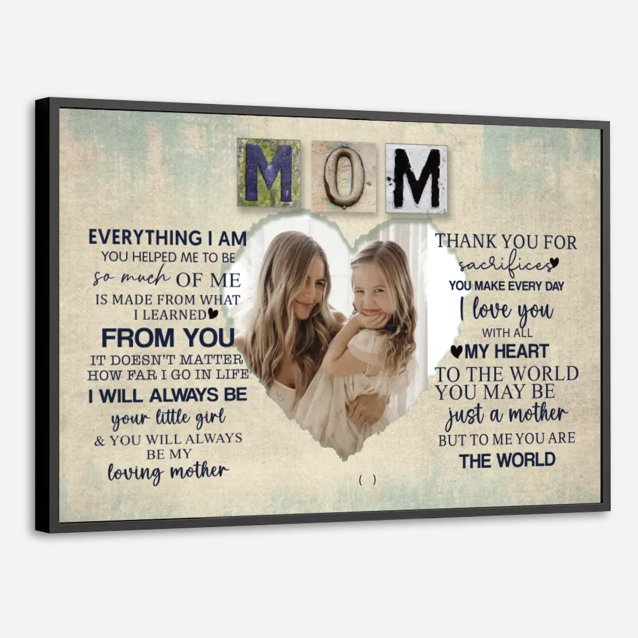 Personalized Mom Poster: A Warm and Meaningful Gift for Mom - 89Prints
