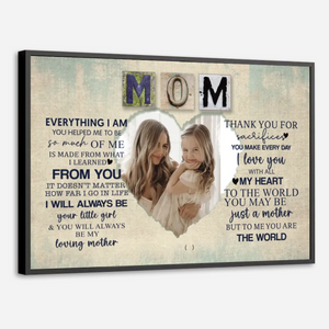Personalized Mom Poster: A Warm and Meaningful Gift for Mom - 89Prints