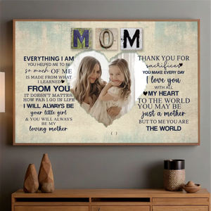 Personalized Mom Poster: A Warm and Meaningful Gift for Mom - 89Prints
