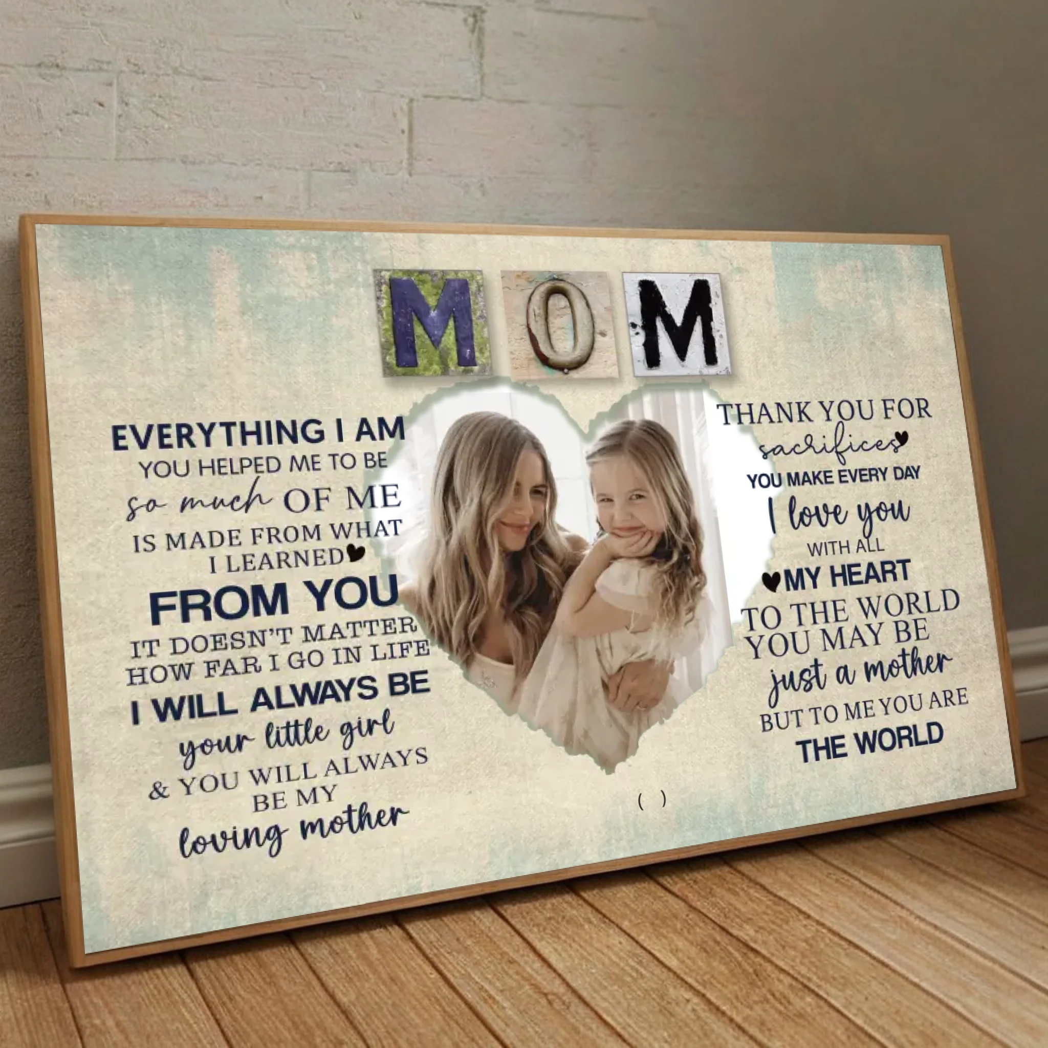 Personalized Mom Poster: A Warm and Meaningful Gift for Mom - 89Prints