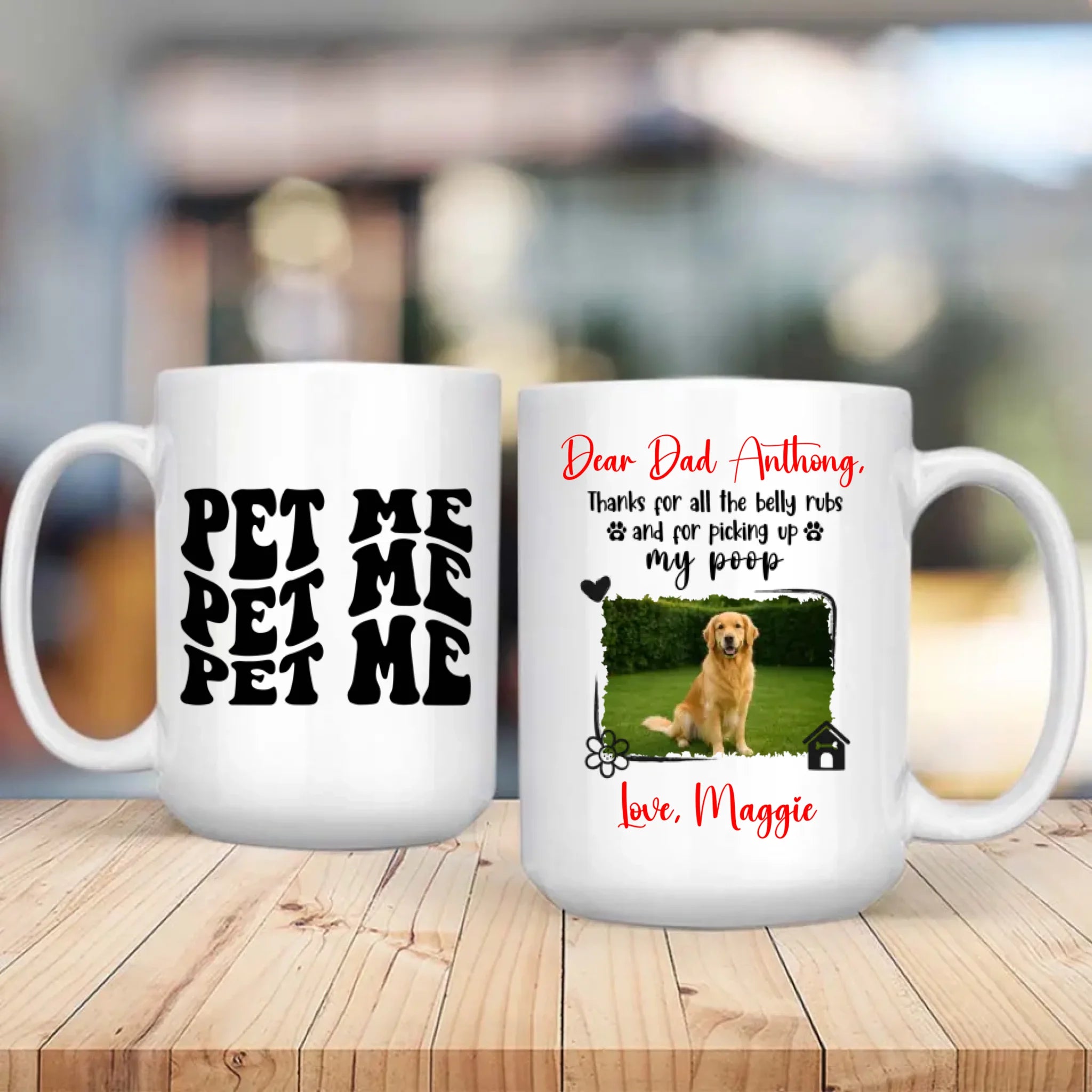 Heartfelt Dog Thank You Mug – Celebrate Your Pup’s Love and Gratitude Every Morning – 89Prints