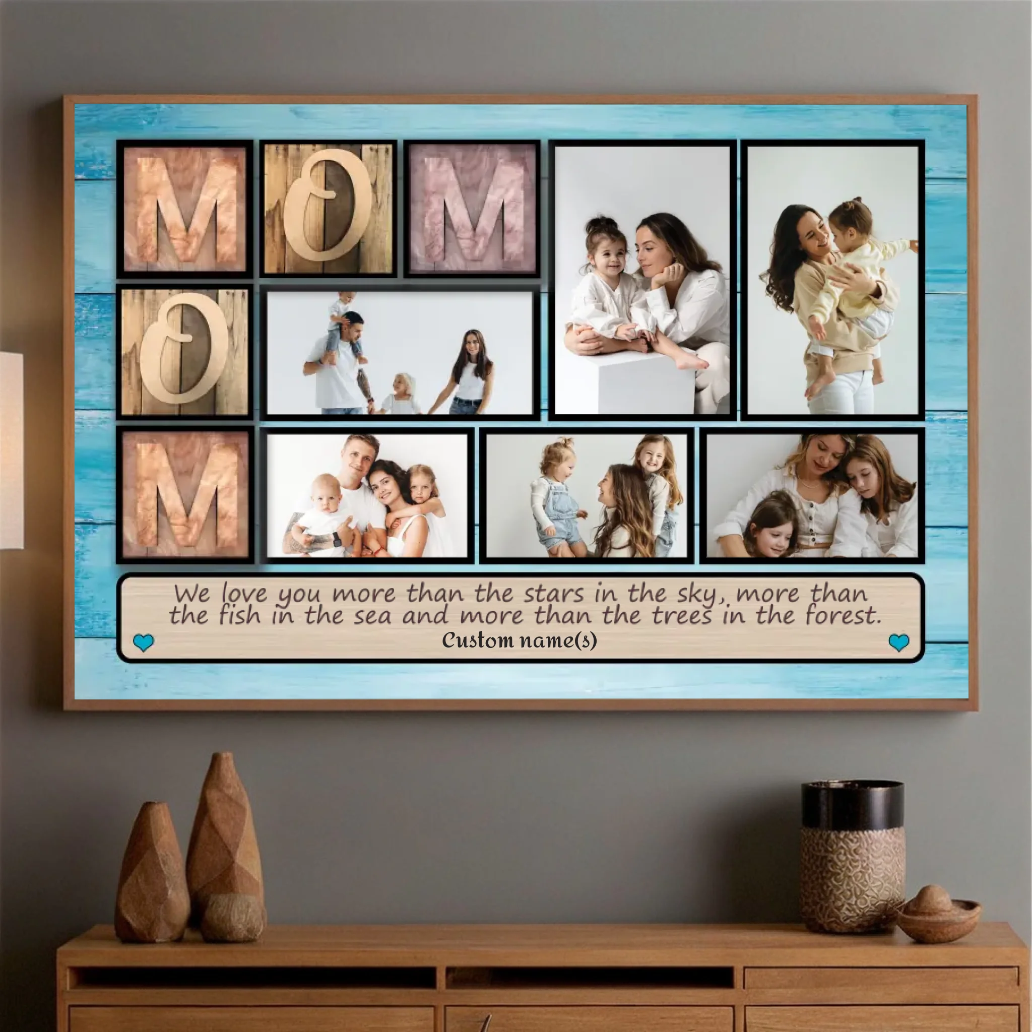 Custom Mom Poster: Cherish Your Mom with a Heartfelt Message - 89Prints