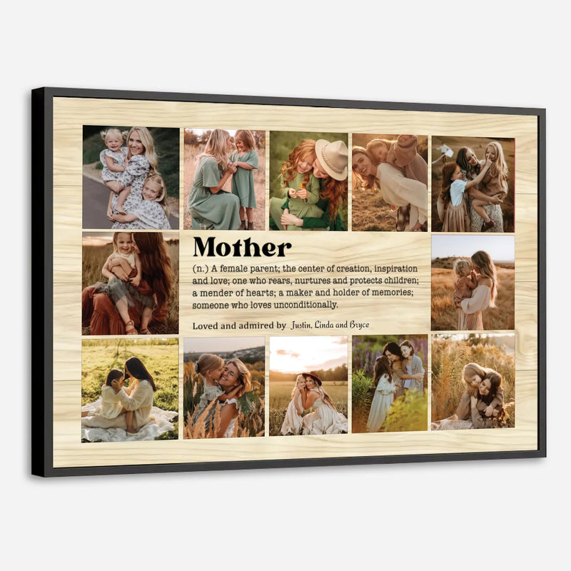 Personalized Mother's Day Poster: Stunning 12-Image Wall Art - 89Prints