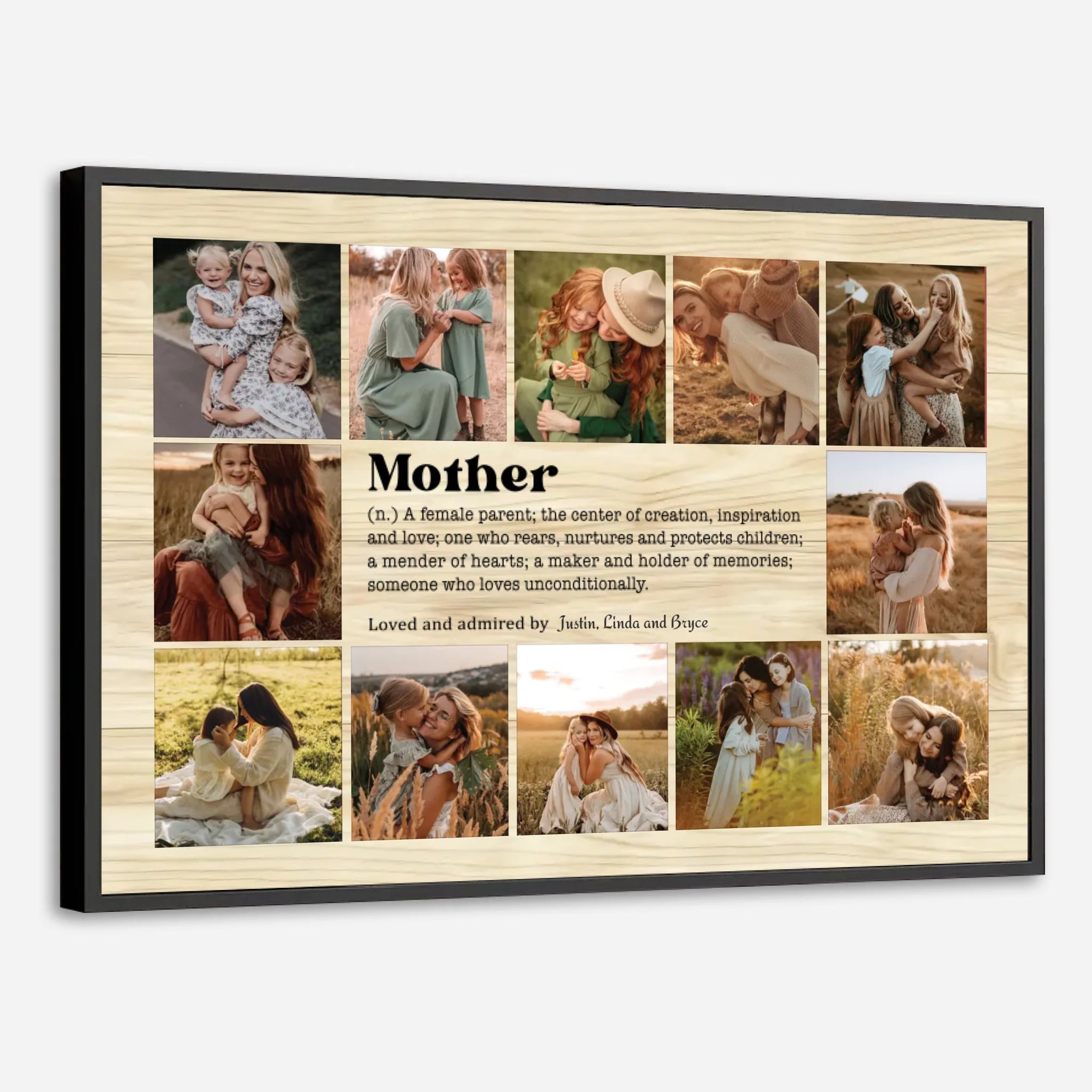 Personalized Mother's Day Poster: Stunning 12-Image Wall Art - 89Prints
