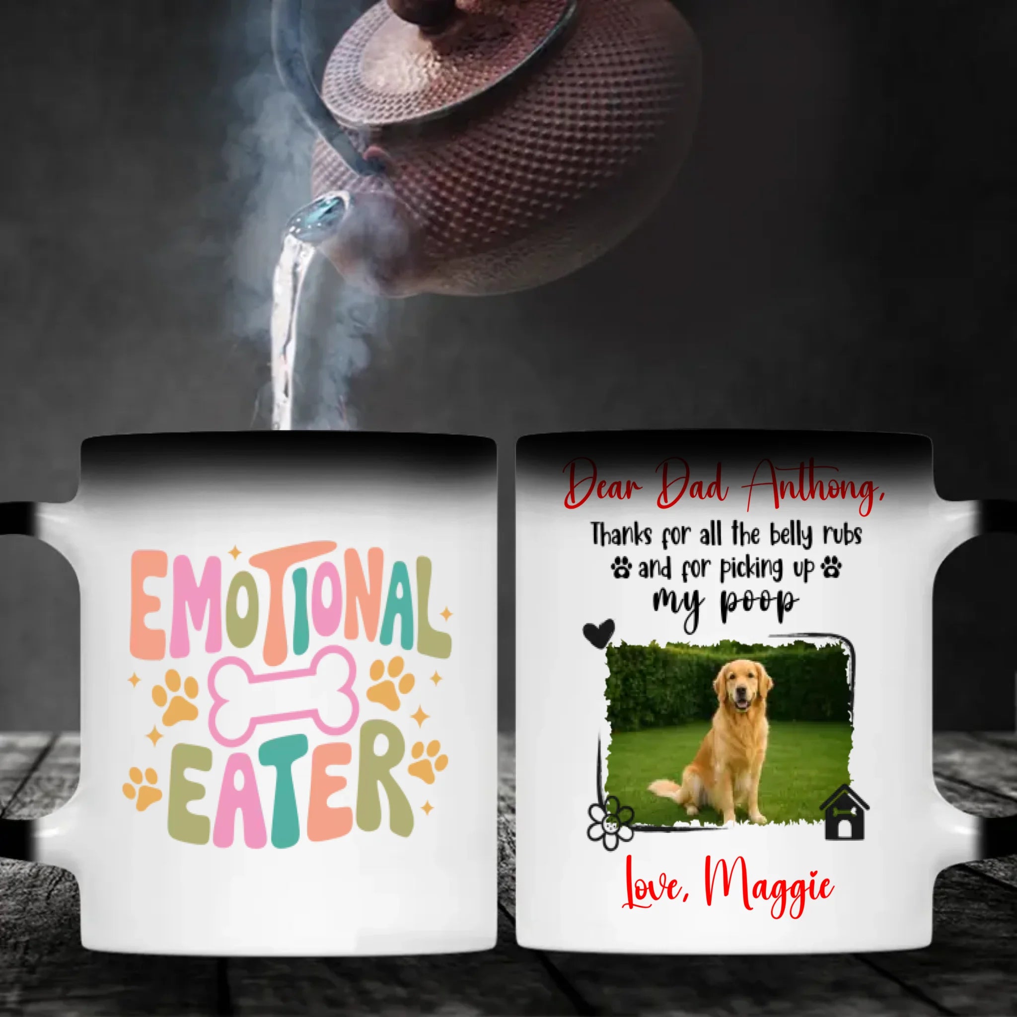 Customize Dog Mug – Pet Portrait Coffee Cup for Dog Lovers – 89Prints