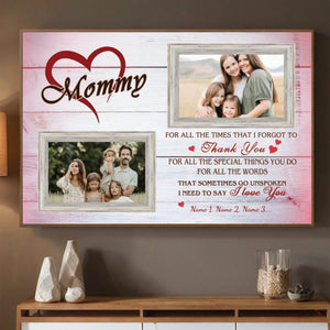 Unique Custom Mom Poster: A Personalized Photo Tribute to Her Love - 89Prints