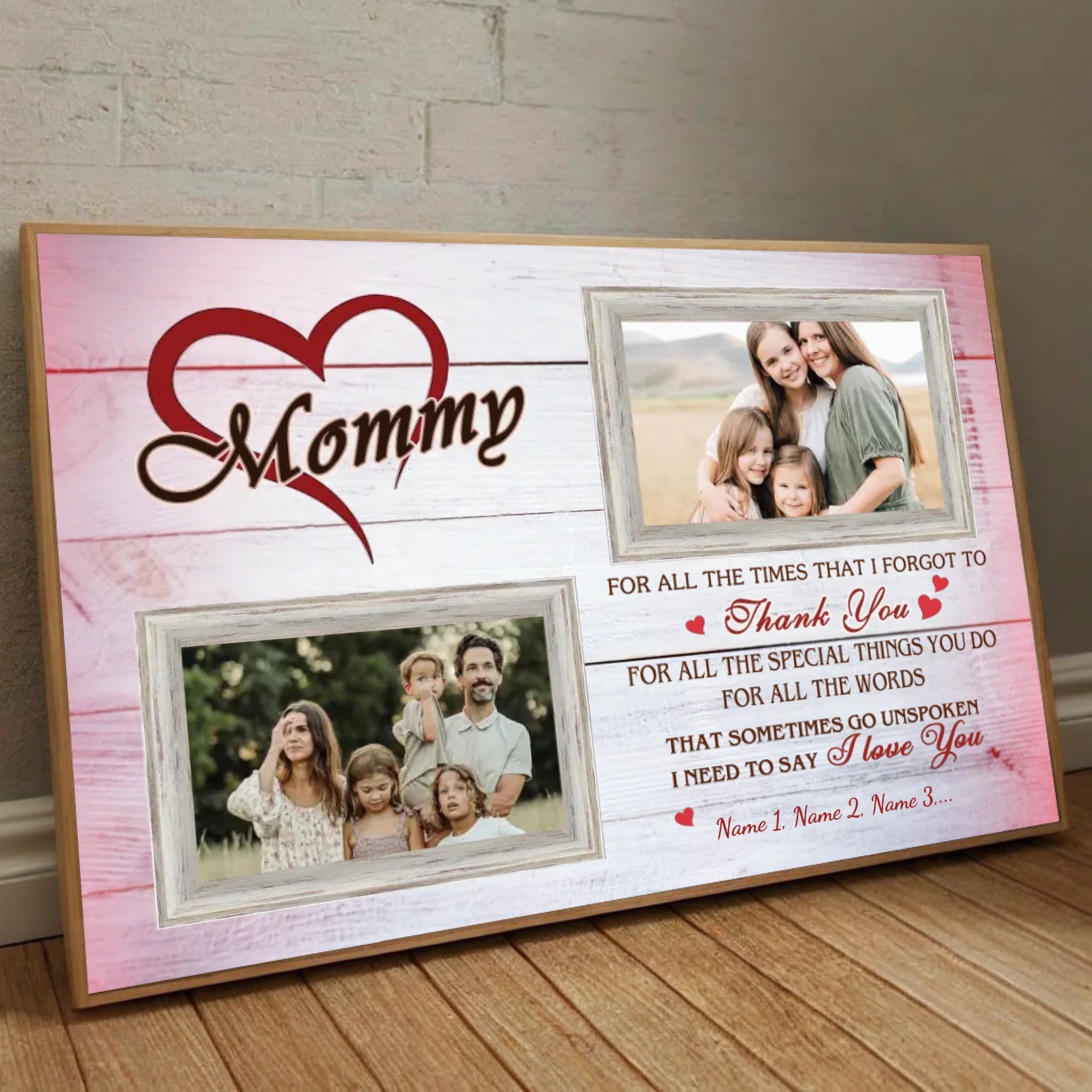 Unique Custom Mom Poster: A Personalized Photo Tribute to Her Love - 89Prints