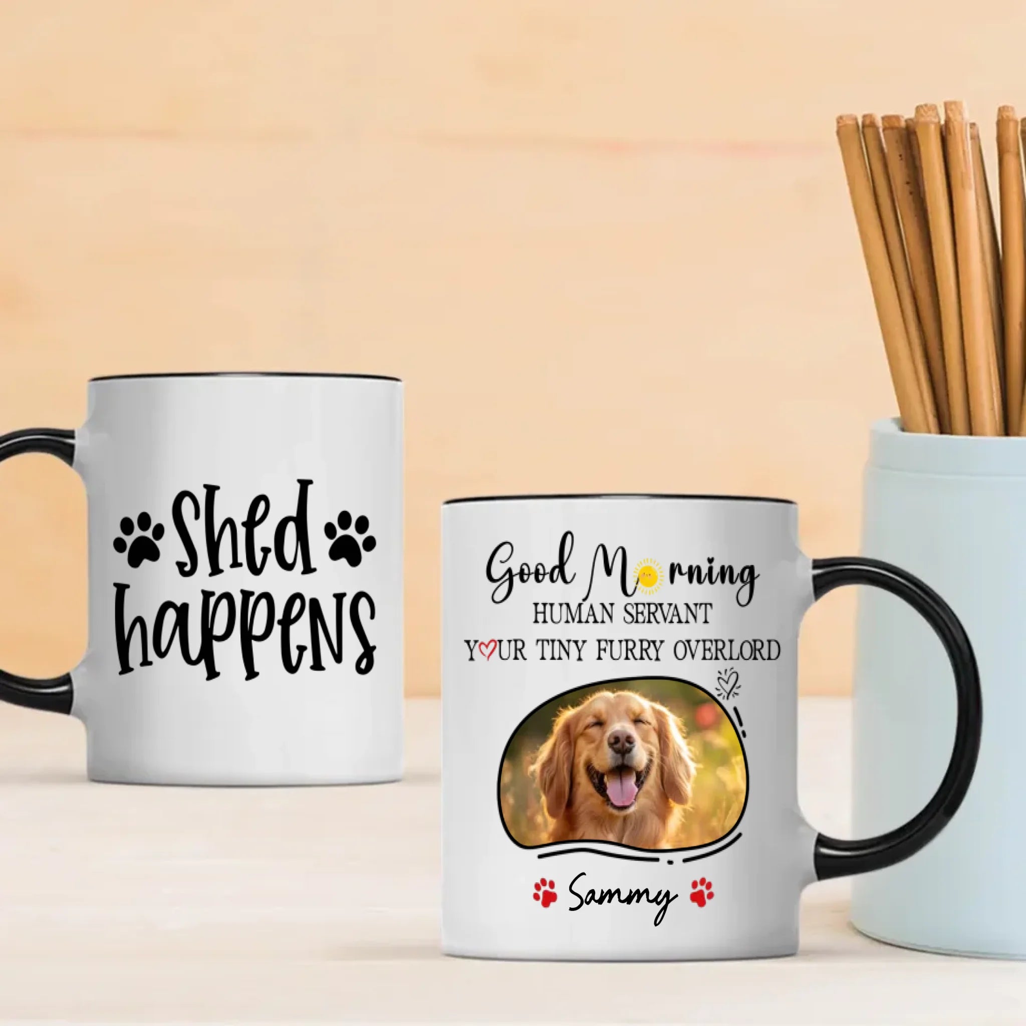 Good Morning Dog Mug – Start Your Day with Joy and Your Pup’s Positive Energy – 89Prints
