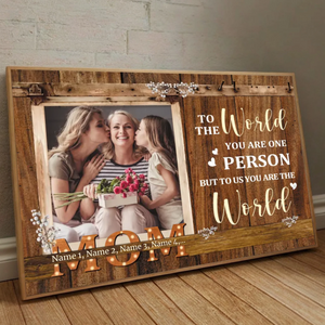Personalized Mom Poster: A Custom Gift for the Heart of the Family - 89Prints