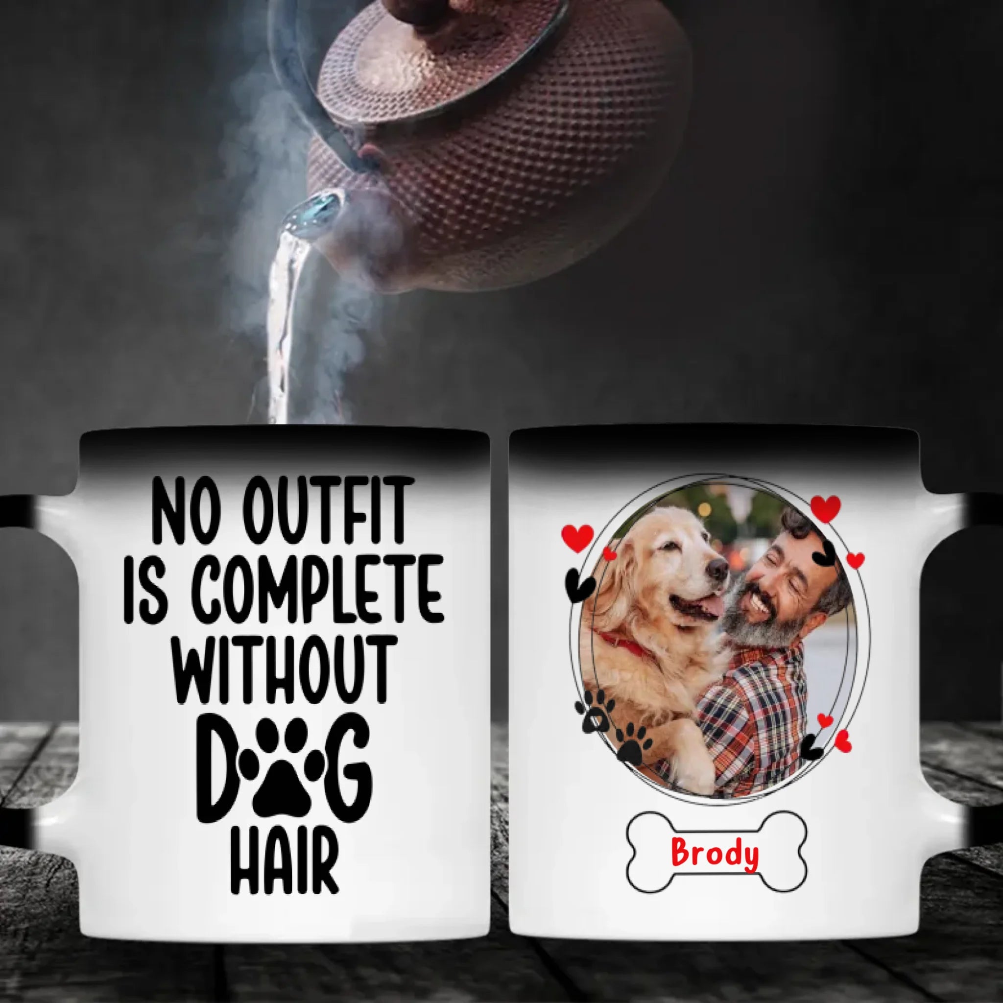 No Outfit Is Complete Without Dog Hair Mug – Funny Personalized Gift for Dog Lovers – 89Prints