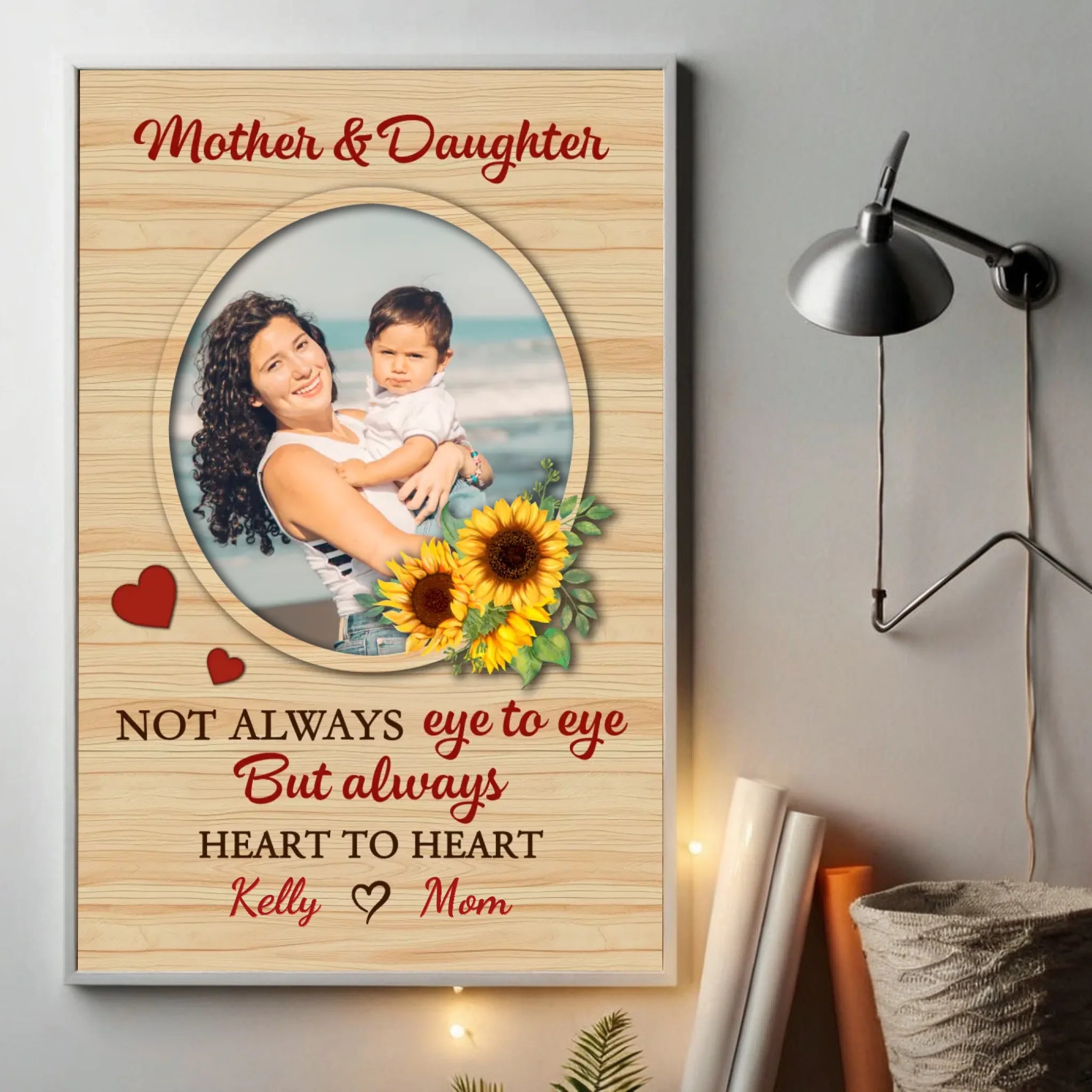 A Mother's Love, A Daughter's Heart: Personalized Mom Poster to Cherish Forever - 89Prints