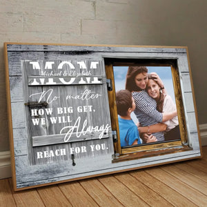 Personalized Photo Poster: The One Who Always Thinks of You Is Your Mom - 89Prints