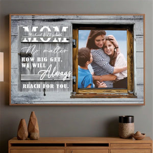 Personalized Photo Poster: The One Who Always Thinks of You Is Your Mom - 89Prints