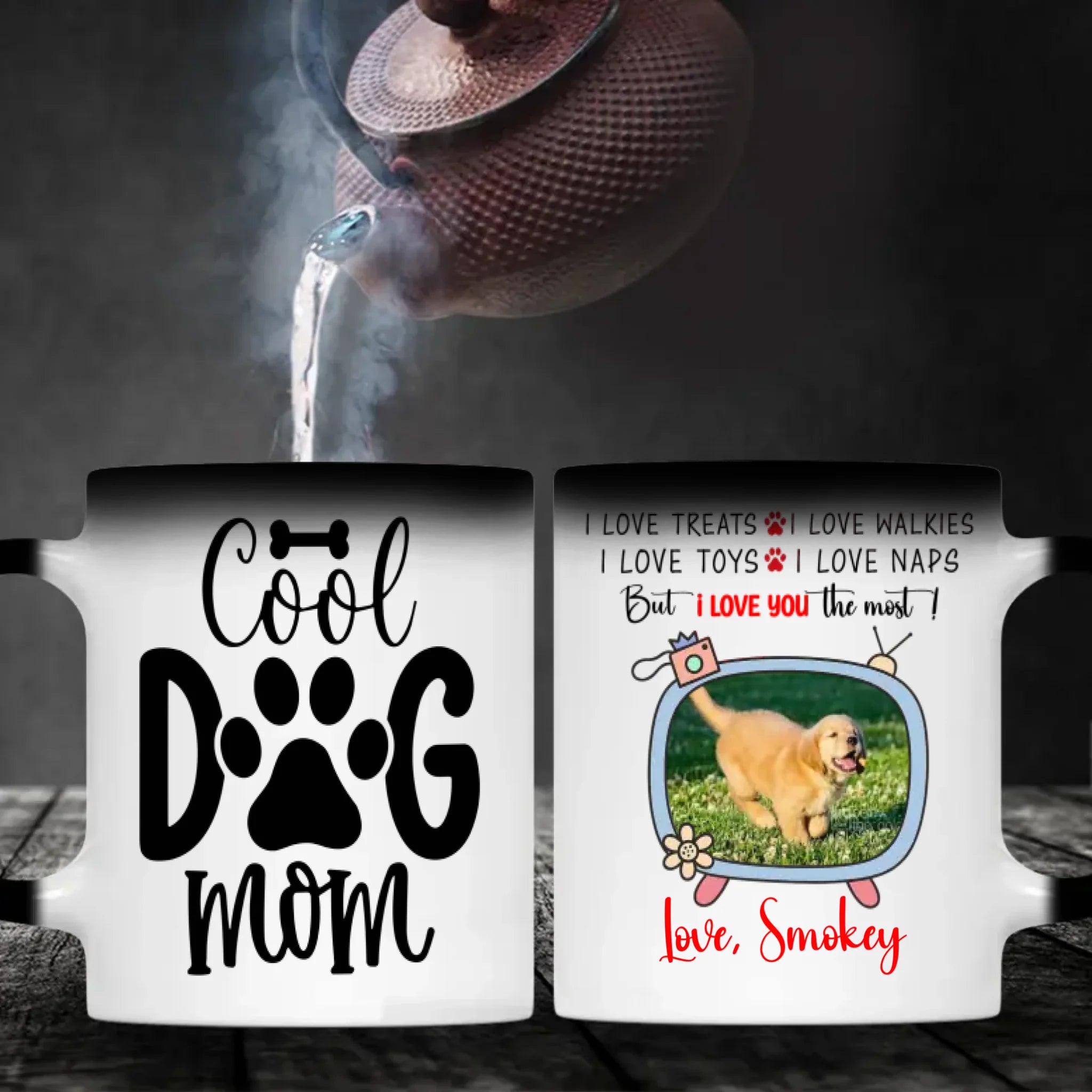 I Love You the Most Dog Mug – Heartfelt Gift from a Loyal Pup to Their Beloved Human – 89Prints