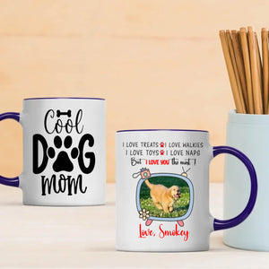 I Love You the Most Dog Mug – Heartfelt Gift from a Loyal Pup to Their Beloved Human – 89Prints