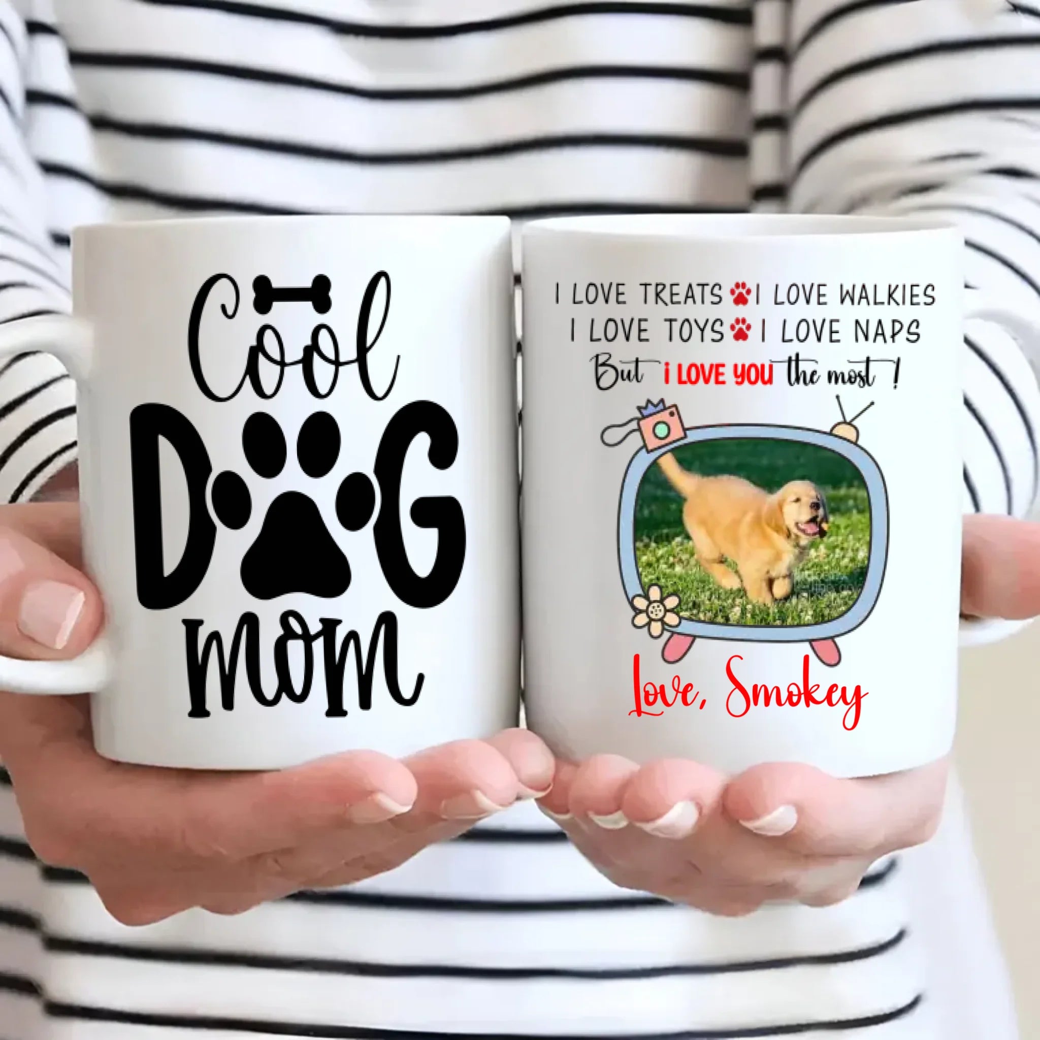 I Love You the Most Dog Mug – Heartfelt Gift from a Loyal Pup to Their Beloved Human – 89Prints