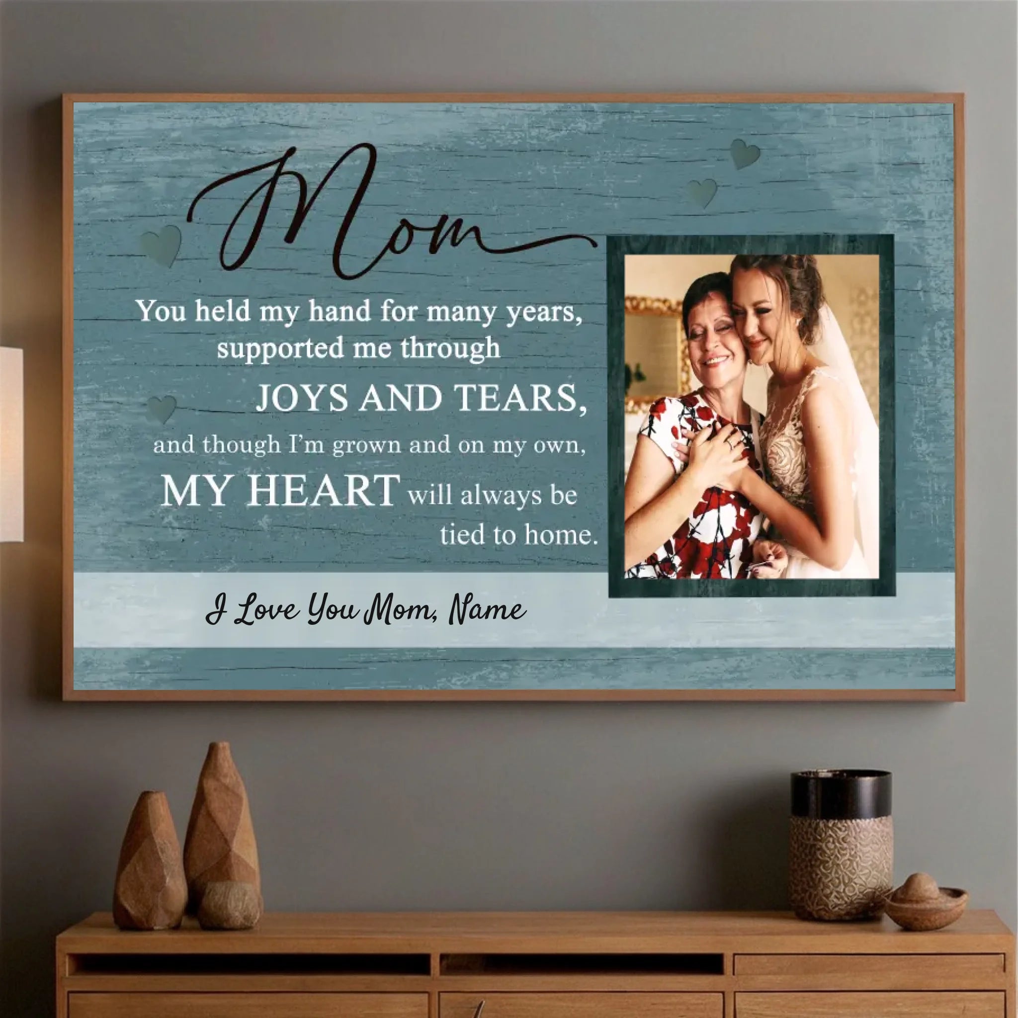 Personalized Mom Poster: A Loving Companion Through Smiles and Tears - 89Prints