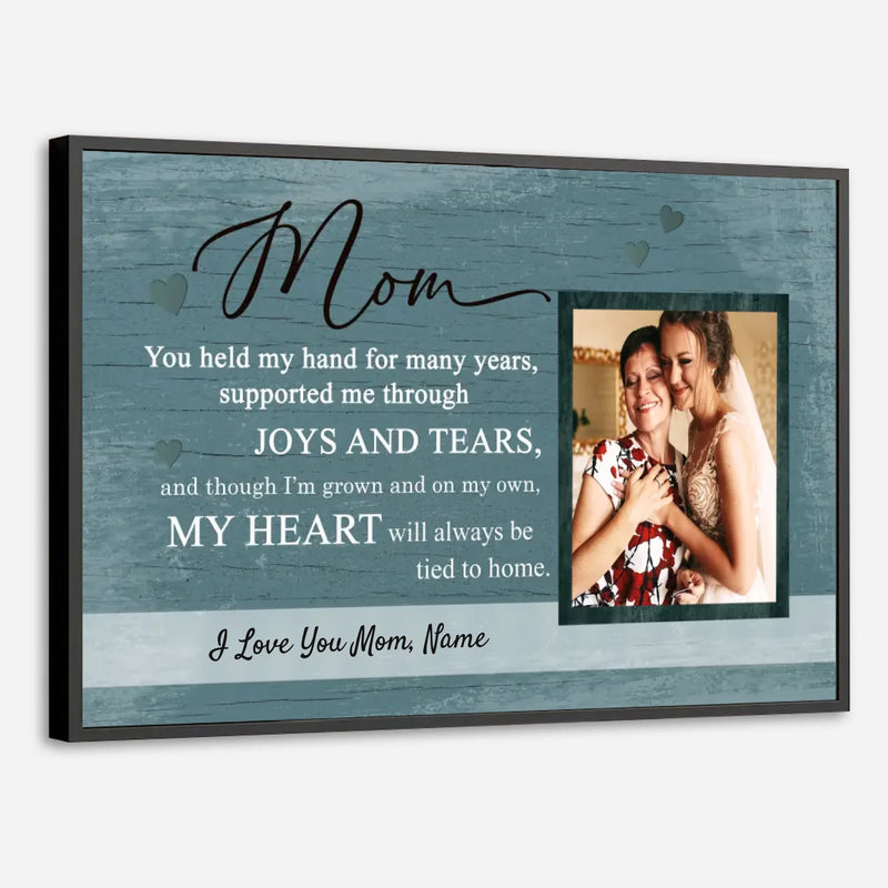 Personalized Mom Poster: A Loving Companion Through Smiles and Tears - 89Prints