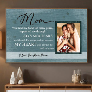 Personalized Mom Poster: A Loving Companion Through Smiles and Tears - 89Prints
