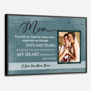 Personalized Mom Poster: A Loving Companion Through Smiles and Tears - 89Prints