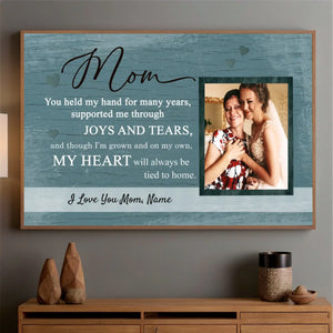 Personalized Mom Poster: A Loving Companion Through Smiles and Tears - 89Prints