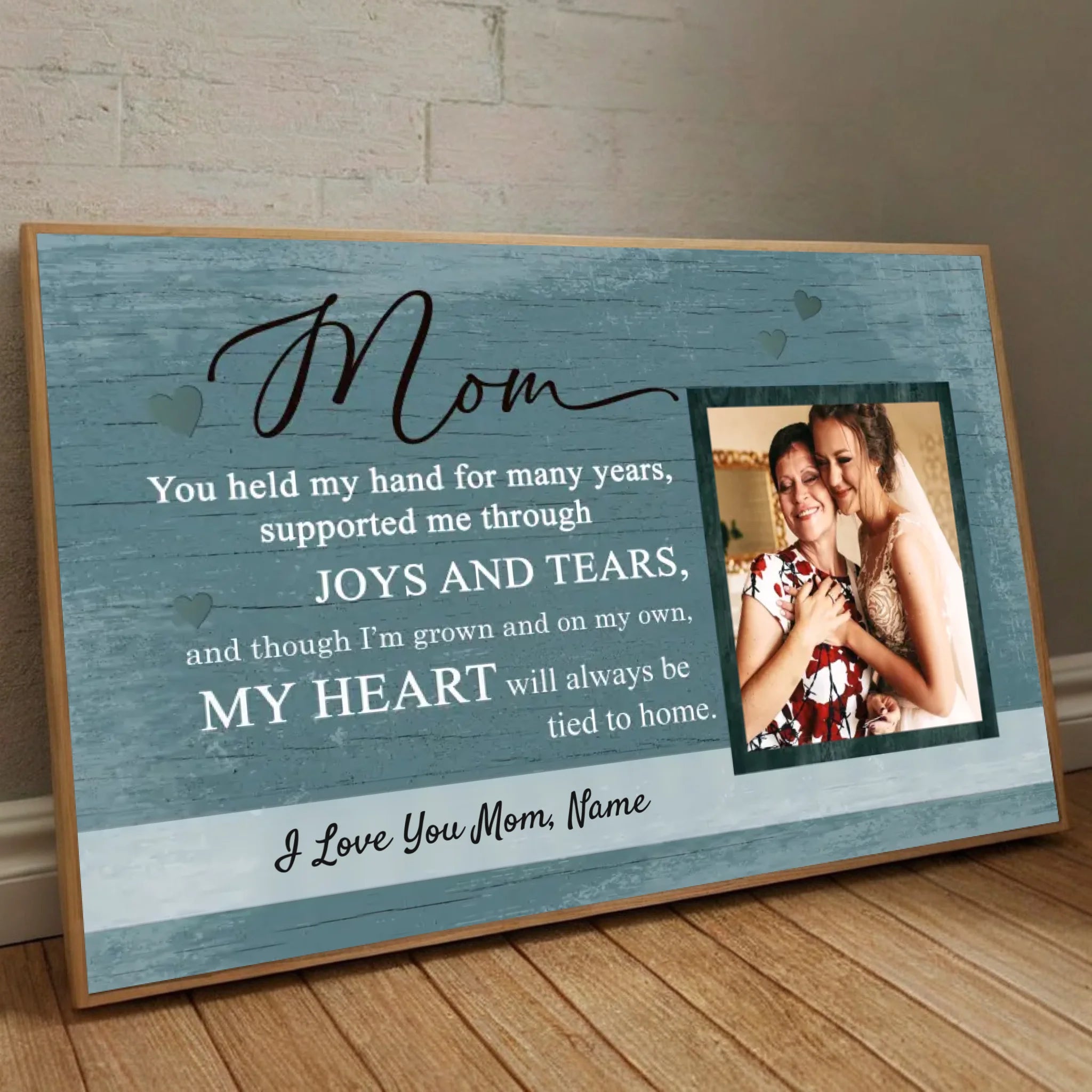 Personalized Mom Poster: A Loving Companion Through Smiles and Tears - 89Prints