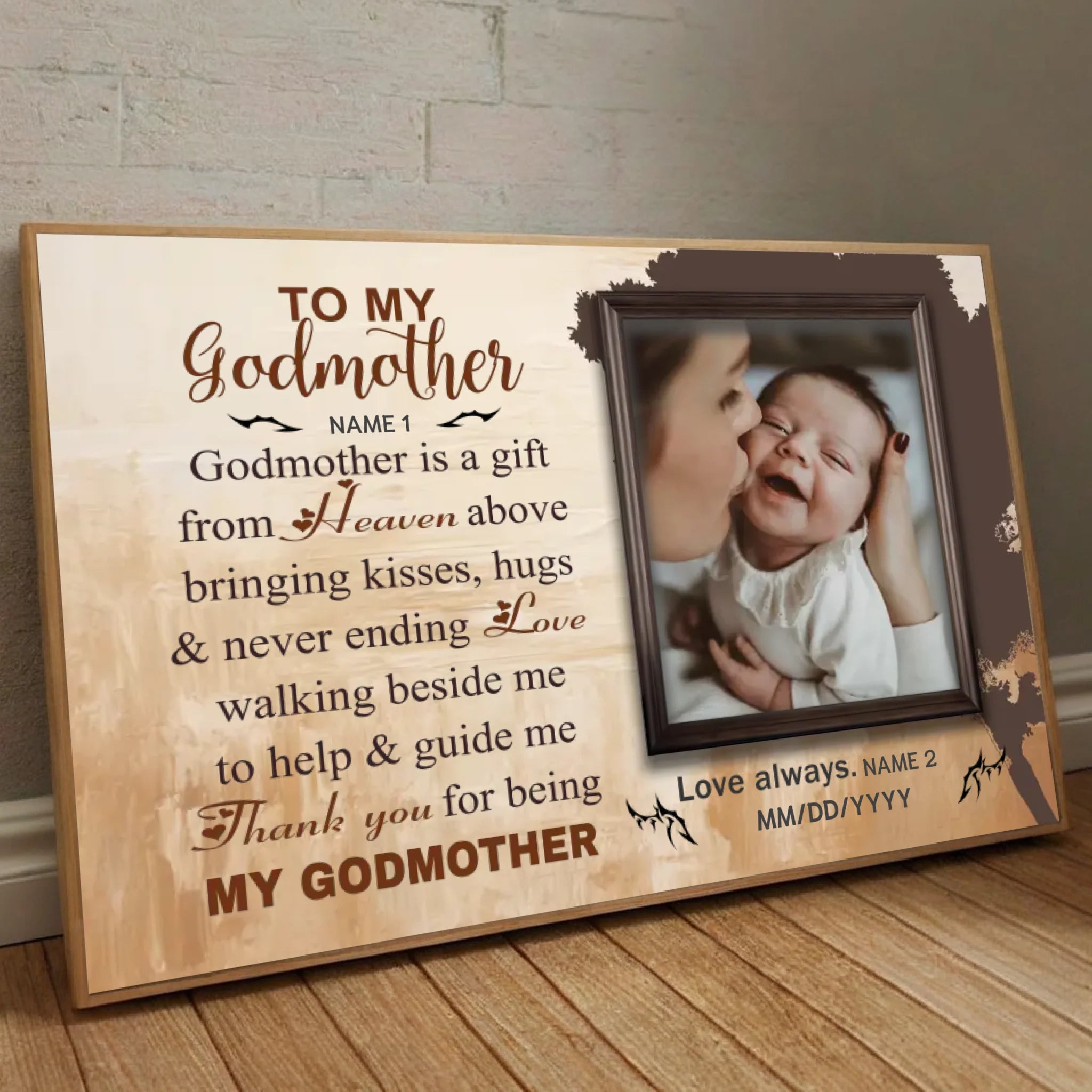 Personalized Poster Painting: May God Always Protect and Bless You, Mom - 89Prints