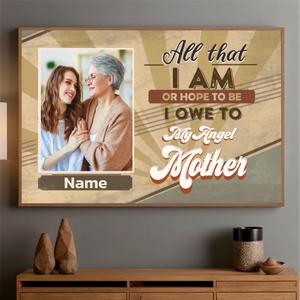 Your Angel Mother: Personalized Mom Poster, Your Masterpiece - 89Prints