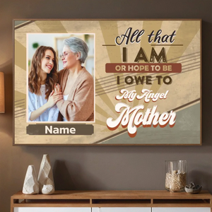 Your Angel Mother: Personalized Mom Poster, Your Masterpiece - 89Prints