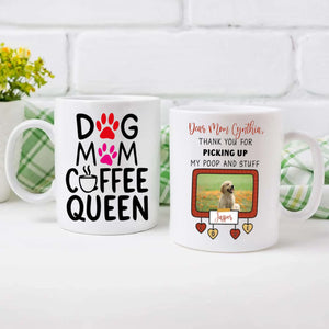 Thank You for Picking Up My Poop and Stuff Dog Mug – Funny Personalized Gift from Your Pup – 89Prints