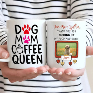 Thank You for Picking Up My Poop and Stuff Dog Mug – Funny Personalized Gift from Your Pup – 89Prints