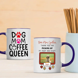 Thank You for Picking Up My Poop and Stuff Dog Mug – Funny Personalized Gift from Your Pup – 89Prints