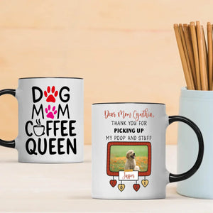 Thank You for Picking Up My Poop and Stuff Dog Mug – Funny Personalized Gift from Your Pup – 89Prints