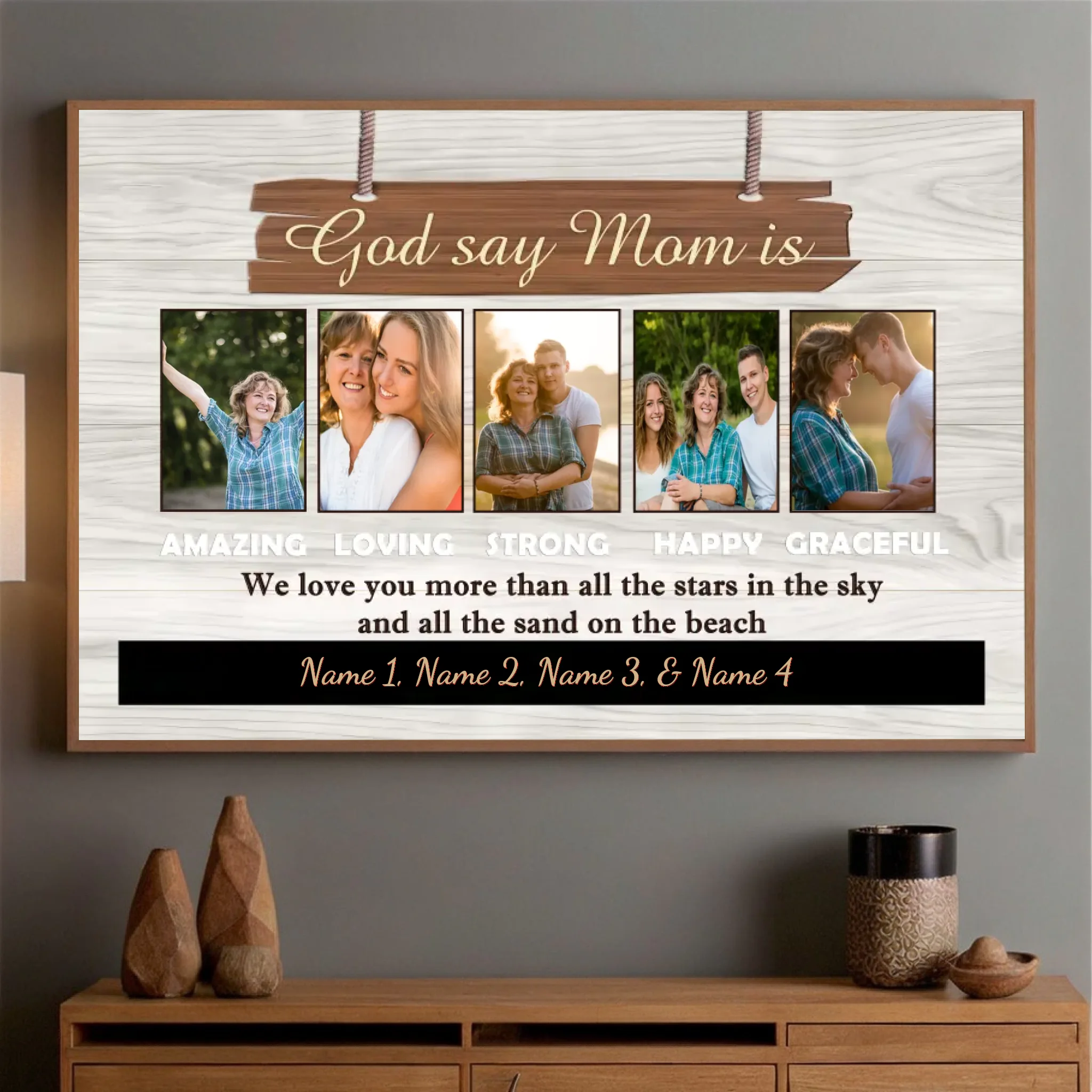 Custom Mom Poster Art: Love Mom More Than Anything In Life - 89Prints