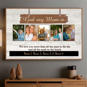 Custom Mom Poster Art: Love Mom More Than Anything In Life - 89Prints
