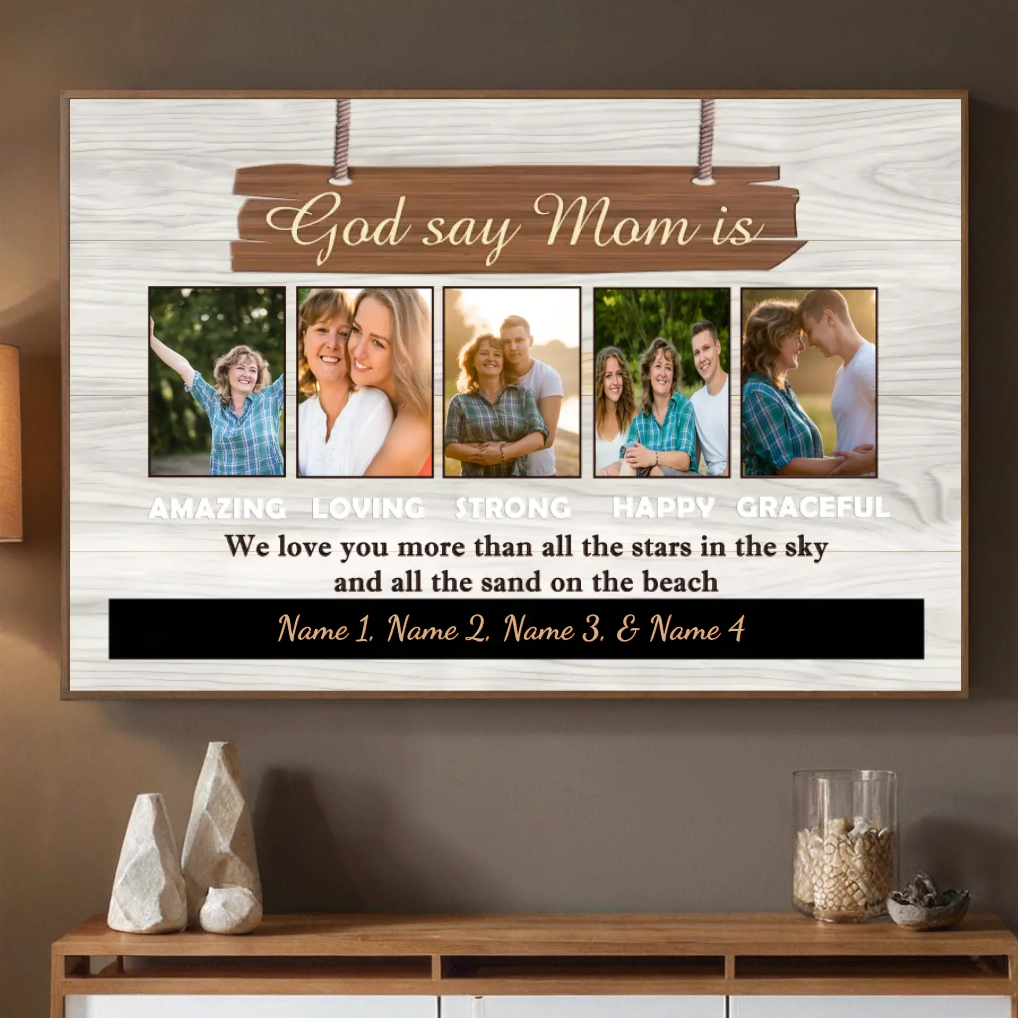 Custom Mom Poster Art: Love Mom More Than Anything In Life - 89Prints