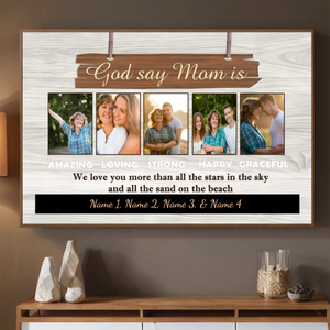 Custom Mom Poster Art: Love Mom More Than Anything In Life - 89Prints