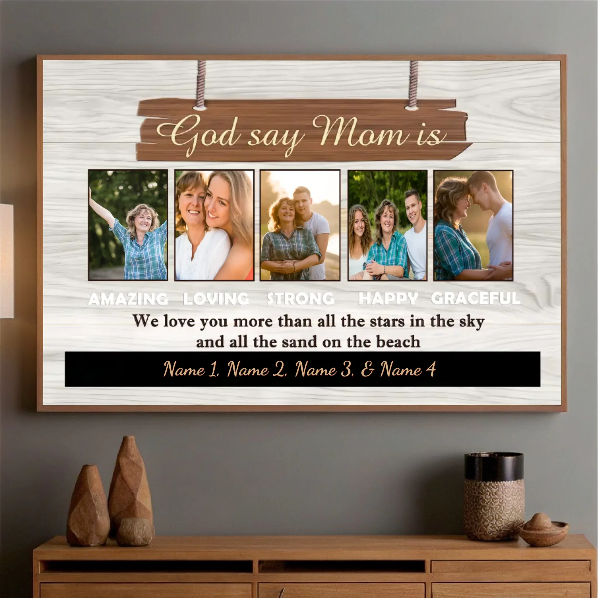 Custom Mom Poster Art: Love Mom More Than Anything In Life - 89Prints