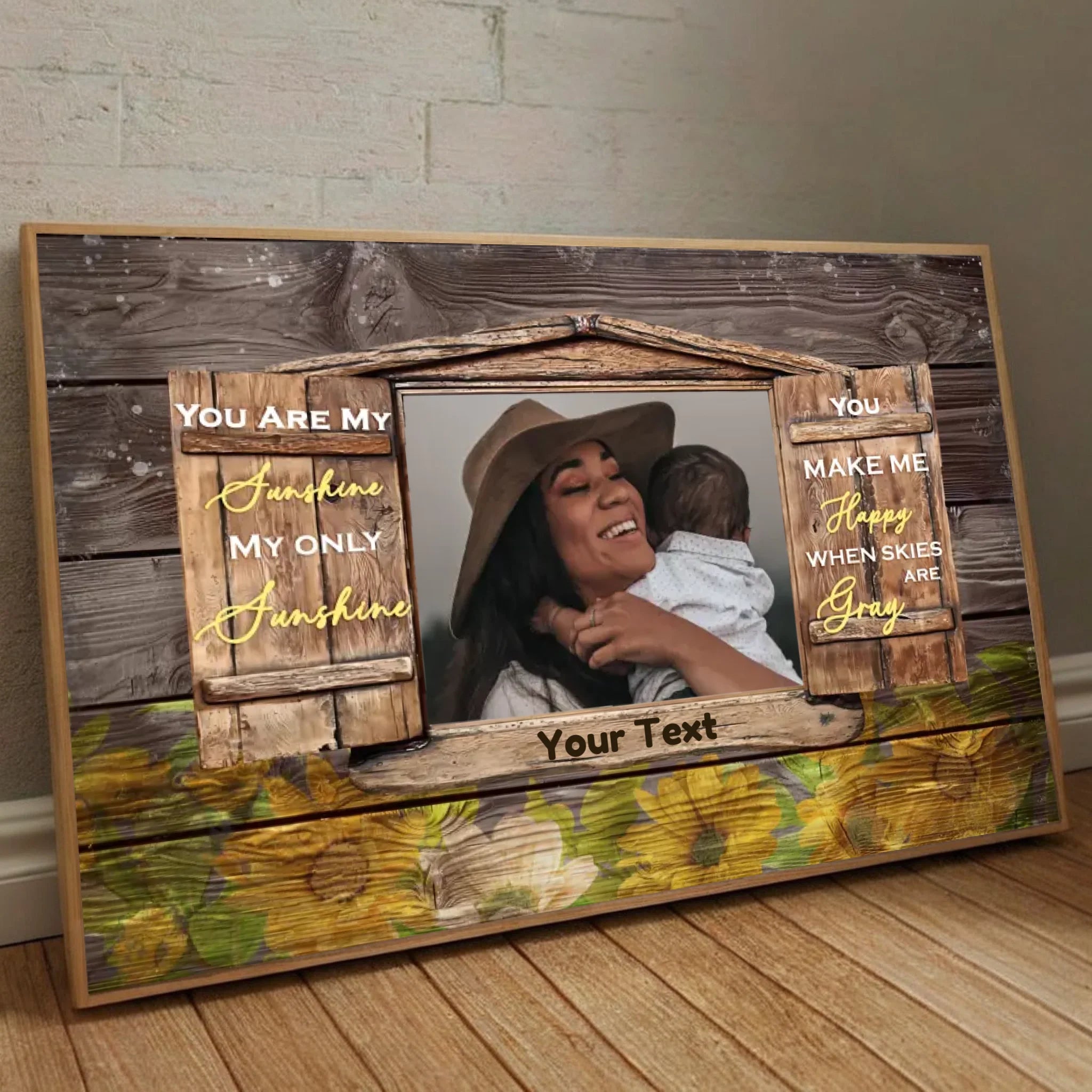 Personalized Mom Poster: Mom Makes Me Happy When The Sky Is Gray - 89Prints