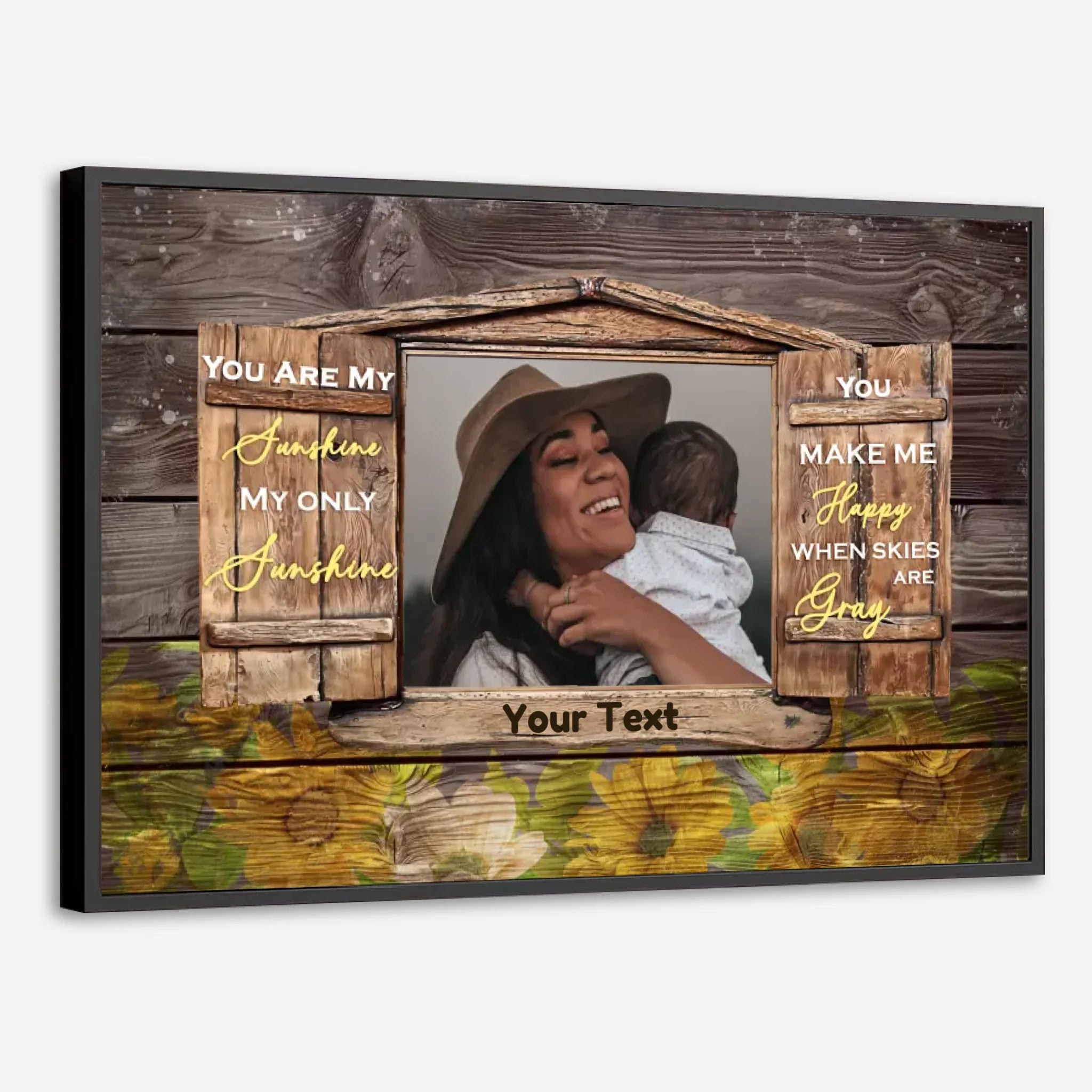 Personalized Mom Poster: Mom Makes Me Happy When The Sky Is Gray - 89Prints