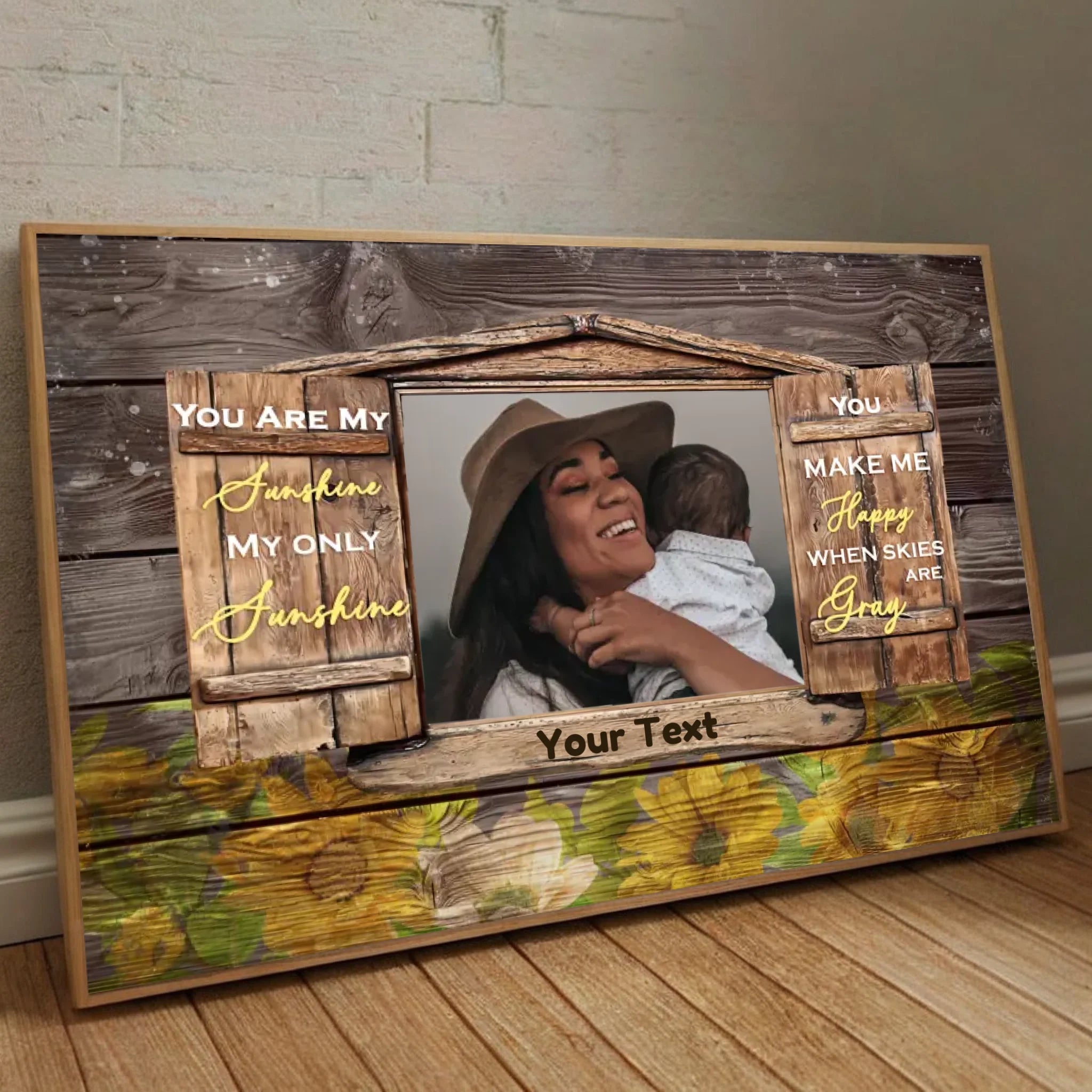 Personalized Mom Poster: Mom Makes Me Happy When The Sky Is Gray - 89Prints