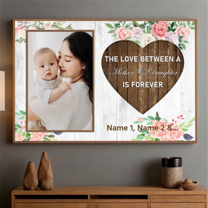 Mother and Daughter Love – Personalized Mom Poster to Celebrate Unbreakable Bond - 89Prints